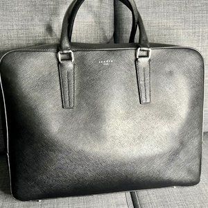 Beautiful Sandro Leather Briefcase (Calfskin)